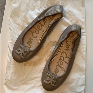 Sam Edelman grey ballet slippers 8.5